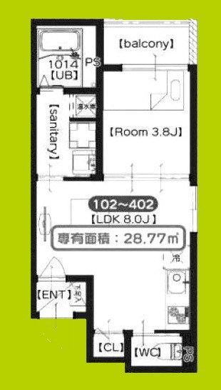 メゾンプラーナ笠屋 間取り