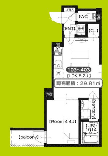 メゾンプラーナ笠屋 間取り