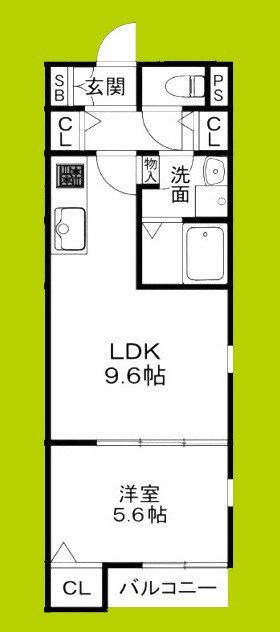 H and P 平野 間取り図
