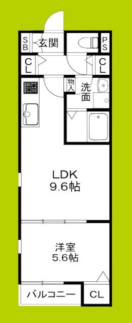 H and P 平野 間取り図