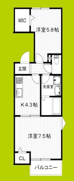 （仮称）La-Crea甲子園九番町 間取り図