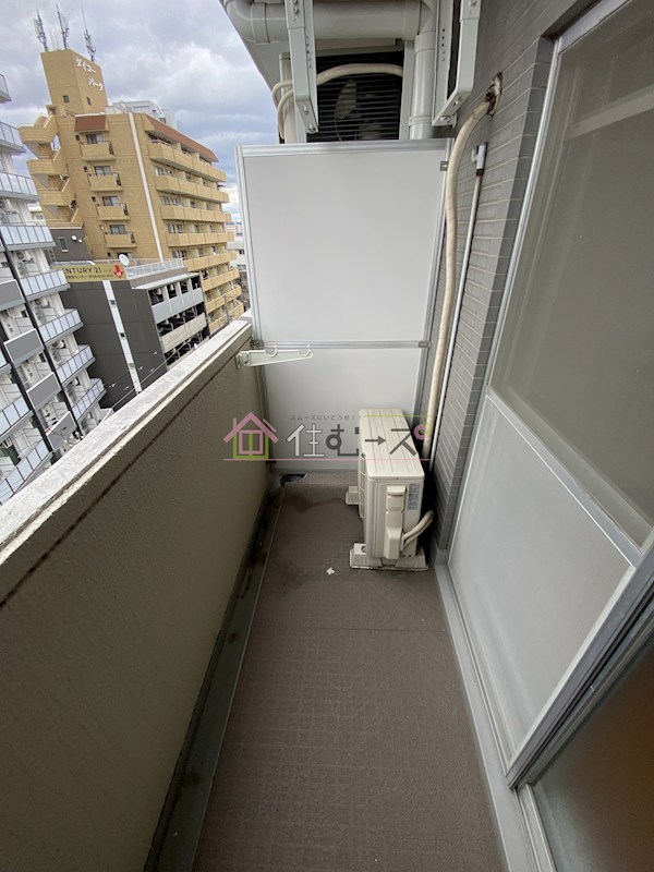 グランドーム国際 ベランダ