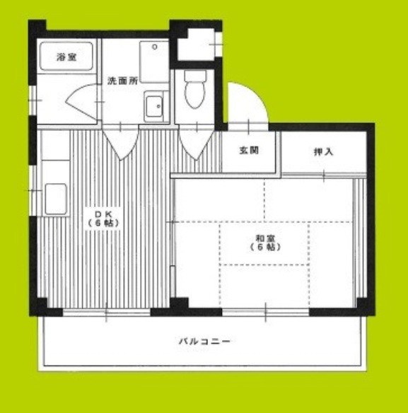 ハイツキシモト 間取り