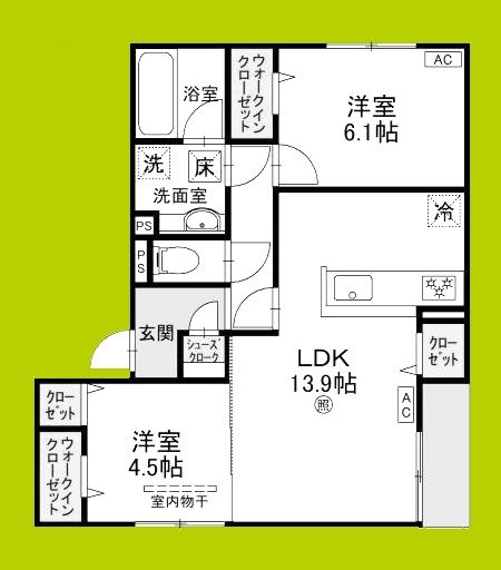 D-residence南茨木 間取り図
