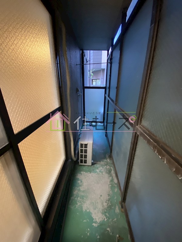 信和マンション ベランダ