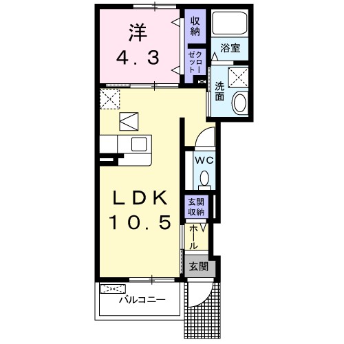 パルコ　プレッソ 間取り
