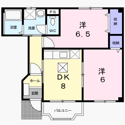 サニースクエアＢ棟 間取り