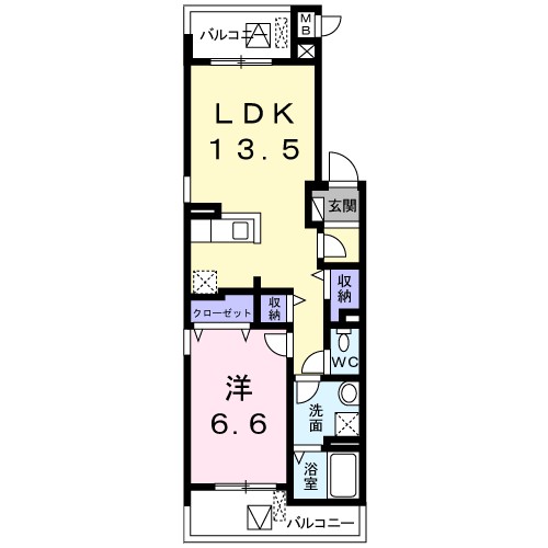 カームリー長洲本通 間取り