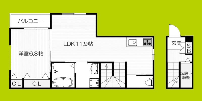 K1下寺町 間取り図