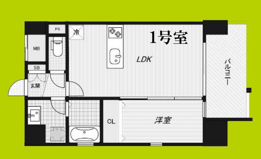 ALZA KITAHORIE 間取り図