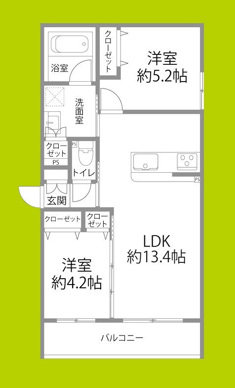 グラン今里NORTH 間取り図