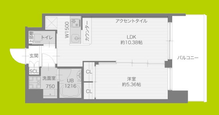 プレジオ城東 間取り図