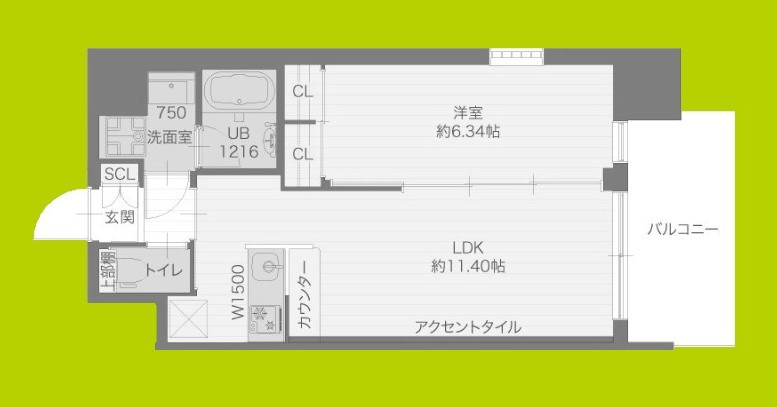 プレジオ城東 間取り図