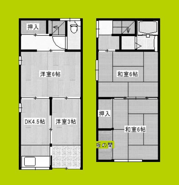 放出西Dテラス 間取り