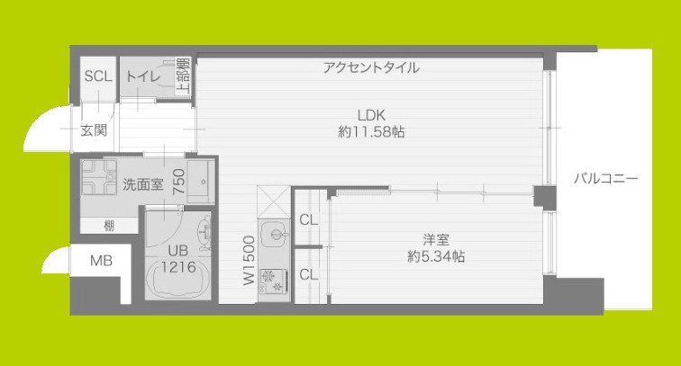 プレジオ城東 間取り図
