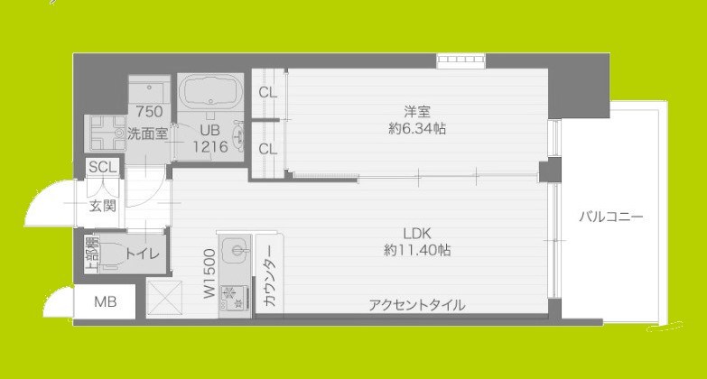 プレジオ城東 間取り図