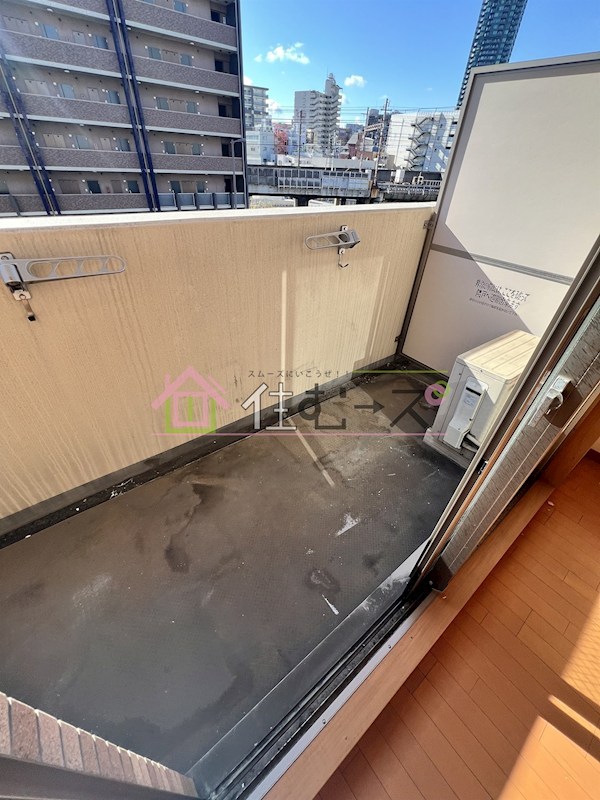 レジュールアッシュ天王寺 ベランダ