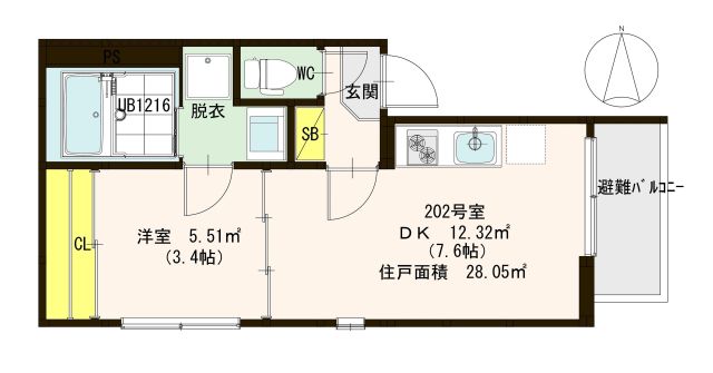 エリア  フェリズ 間取り