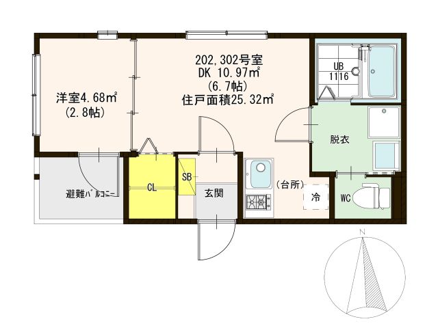 ルアーナ千林清水 間取り