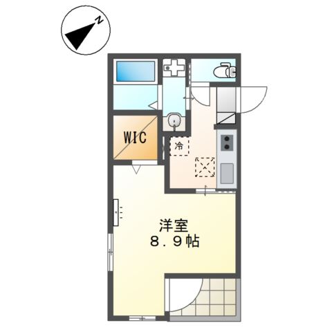 (仮称)大阪市住吉区長居新築アパート 間取り