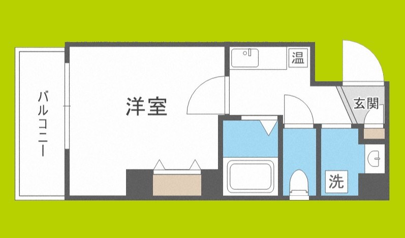 MiYo87天下茶屋 間取り