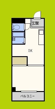 ビジタル浪速2 間取り