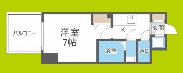 プレミアムコート谷町四丁目 間取り