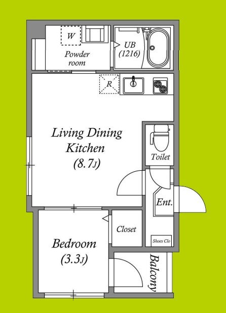 Granstella 帝塚山 間取り図
