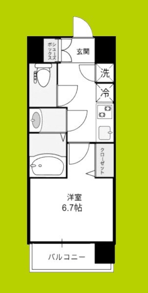 レジュールアッシュザ・パークフロント 間取り