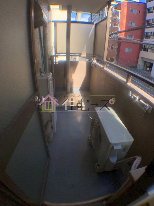 カルマーレナンバウェスト ベランダ