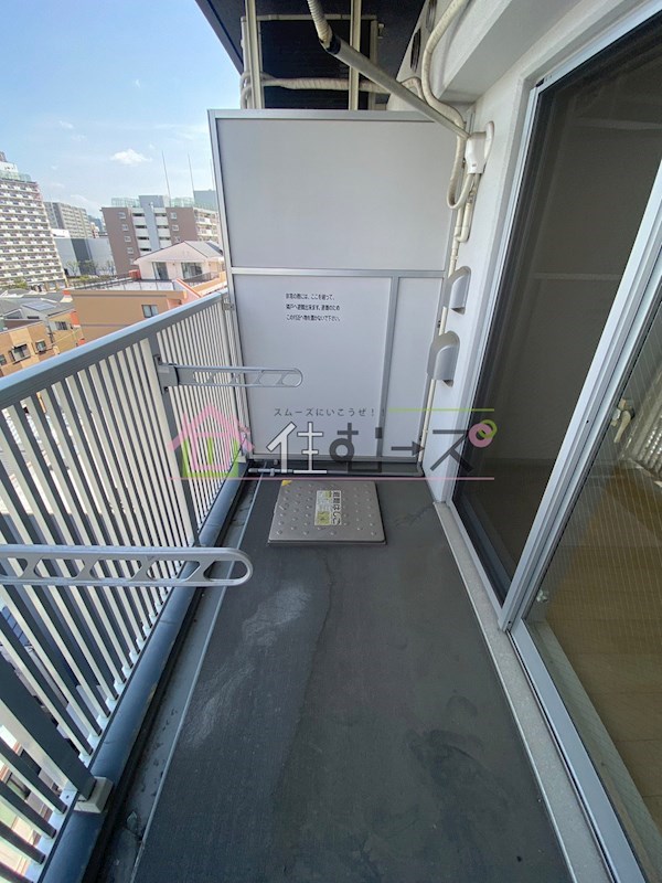 エステムコート梅田・天神橋Ⅲアヴァンテ ベランダ