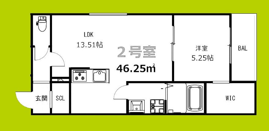 アネッサ堺東 間取り図