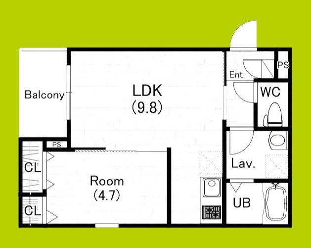 ジーメゾン和泉大宮ソル 間取り図