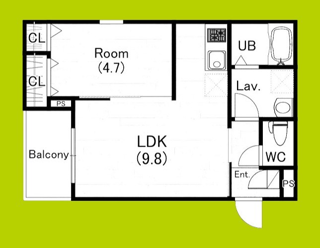 ジーメゾン和泉大宮ソル 間取り図