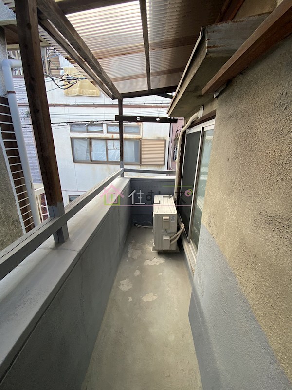 山之内テラスハウス ベランダ