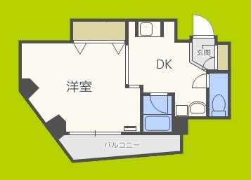 フローレンス難波元町 間取り