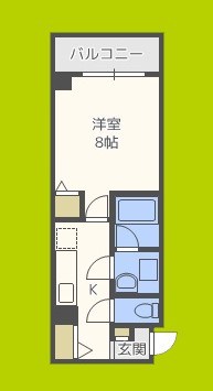 リバースクウェア103 間取り