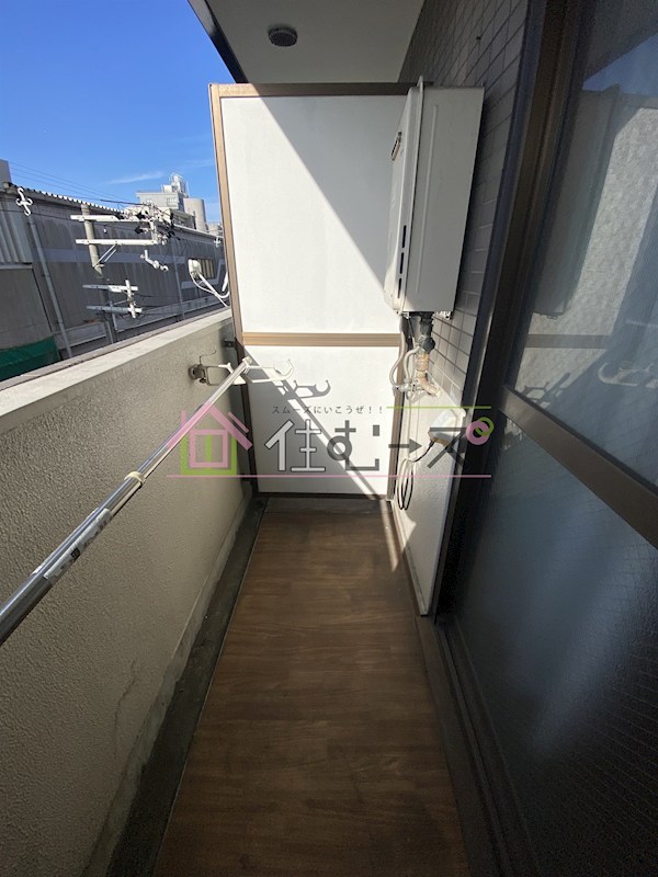 マンション輝 ベランダ