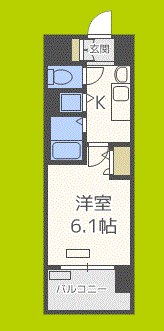 プレサンス天満橋アンジェ 間取り