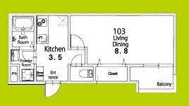 ハピネスコート堺香ヶ丘 間取り