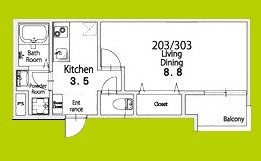 ハピネスコート堺香ヶ丘 間取り