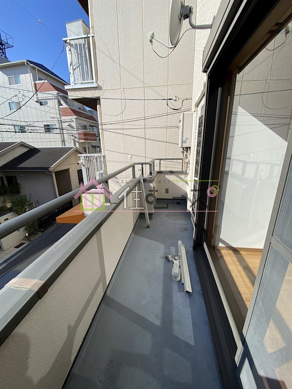 東住吉区山坂4丁目戸建 ベランダ