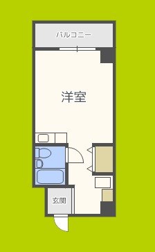 ベルメゾン朝潮橋 間取り