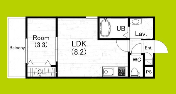 ジーメゾン東浅香山リヴェル 間取り図