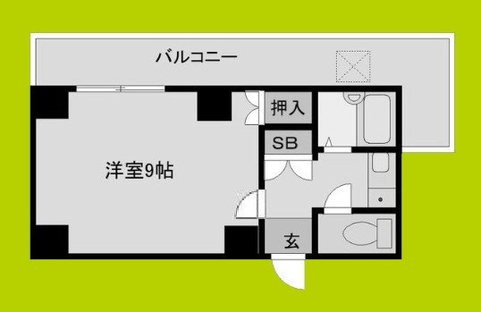 ハイコート駒川 間取り