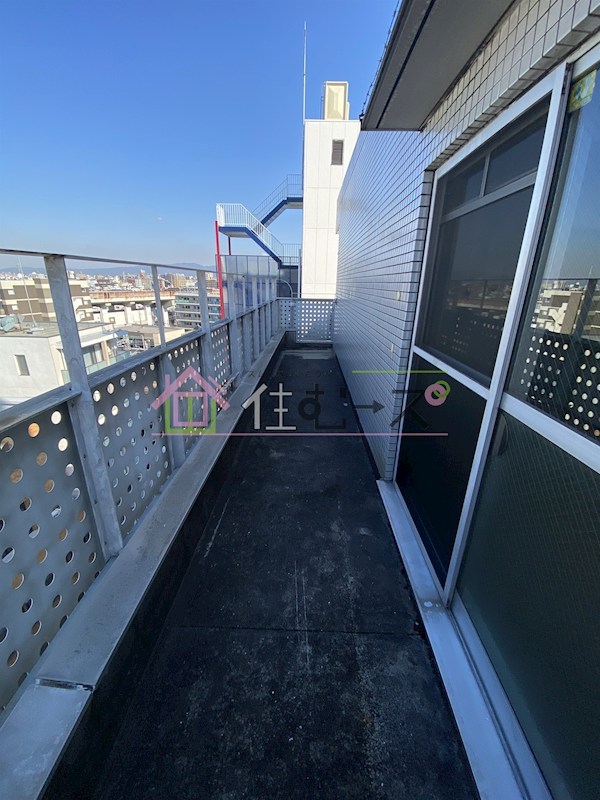 ハイコート駒川 ベランダ