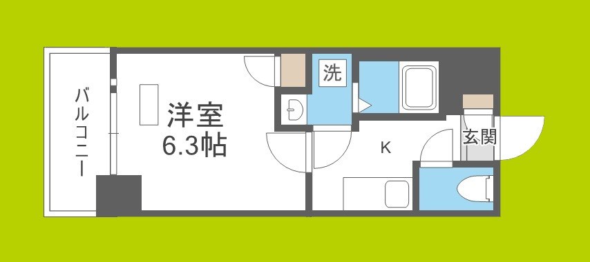 プレサンス天満ステーションフロント 間取り