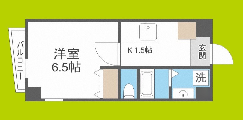 カサベージュ天神橋 間取り