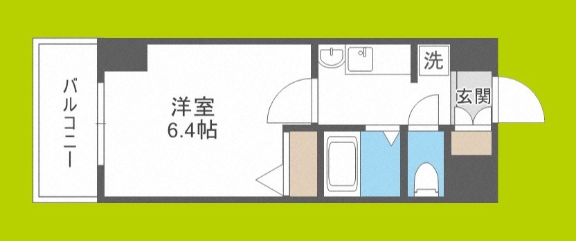 エステムコート梅田・天神橋リバーフロント 間取り