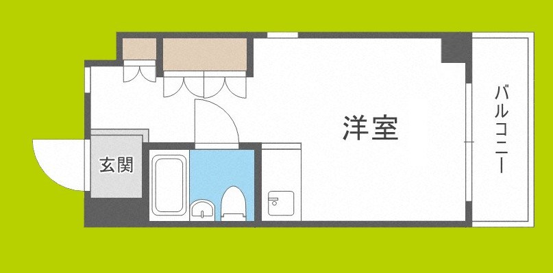 ベルメゾン朝潮橋 間取り